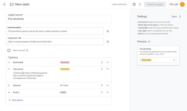 Optimized DLP beta program and content classification with Drive tags