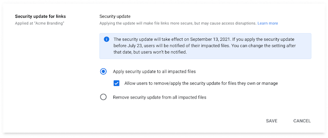 Updated some links to Google Drive files; It is recommended that administrators make a decision by July 23, 2021