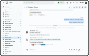 Add tone or emphasis to your communications with Google Chat video messages.