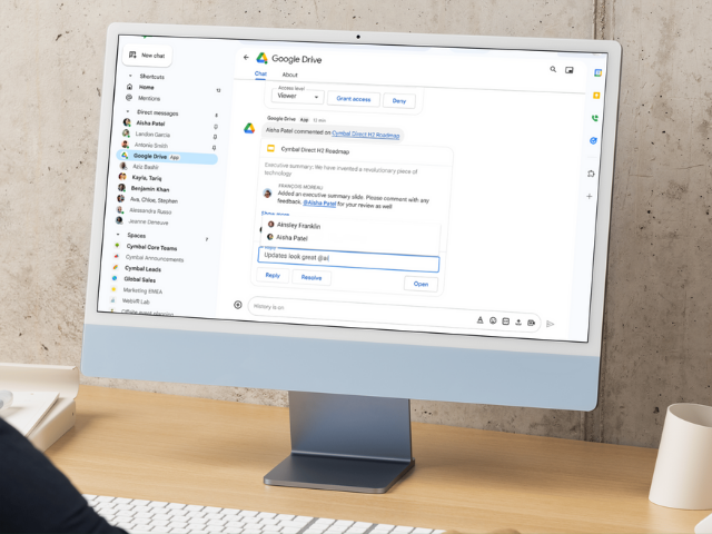 Google Drive Chat now with more collaboration features
