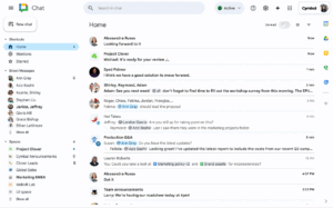 Respond quickly with split panel in Google Chat