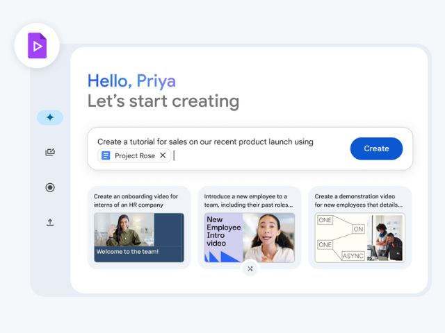 Google Vids available for Business Starter and Enterprise Starter