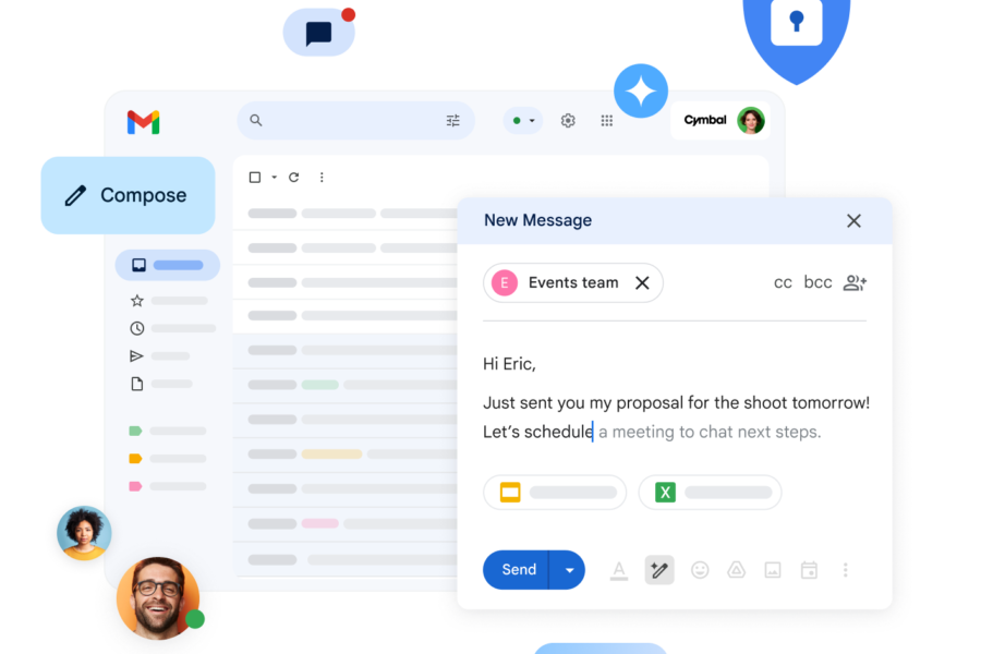Gmail helps you save time with the help of Gemini.