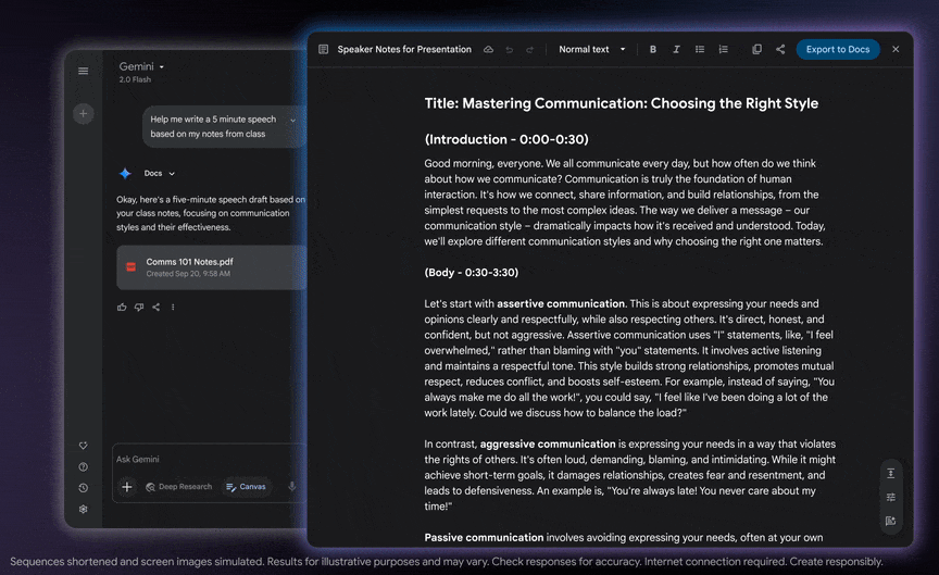 Canvas gives you more ways to create