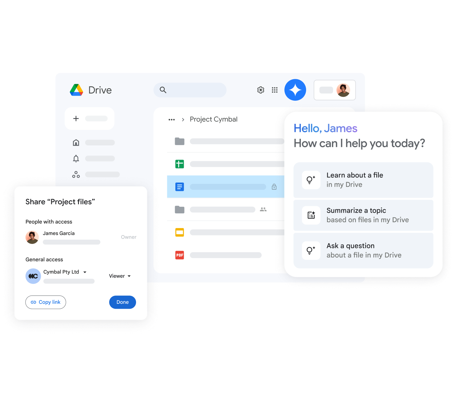 What else can AI do in Google Drive?