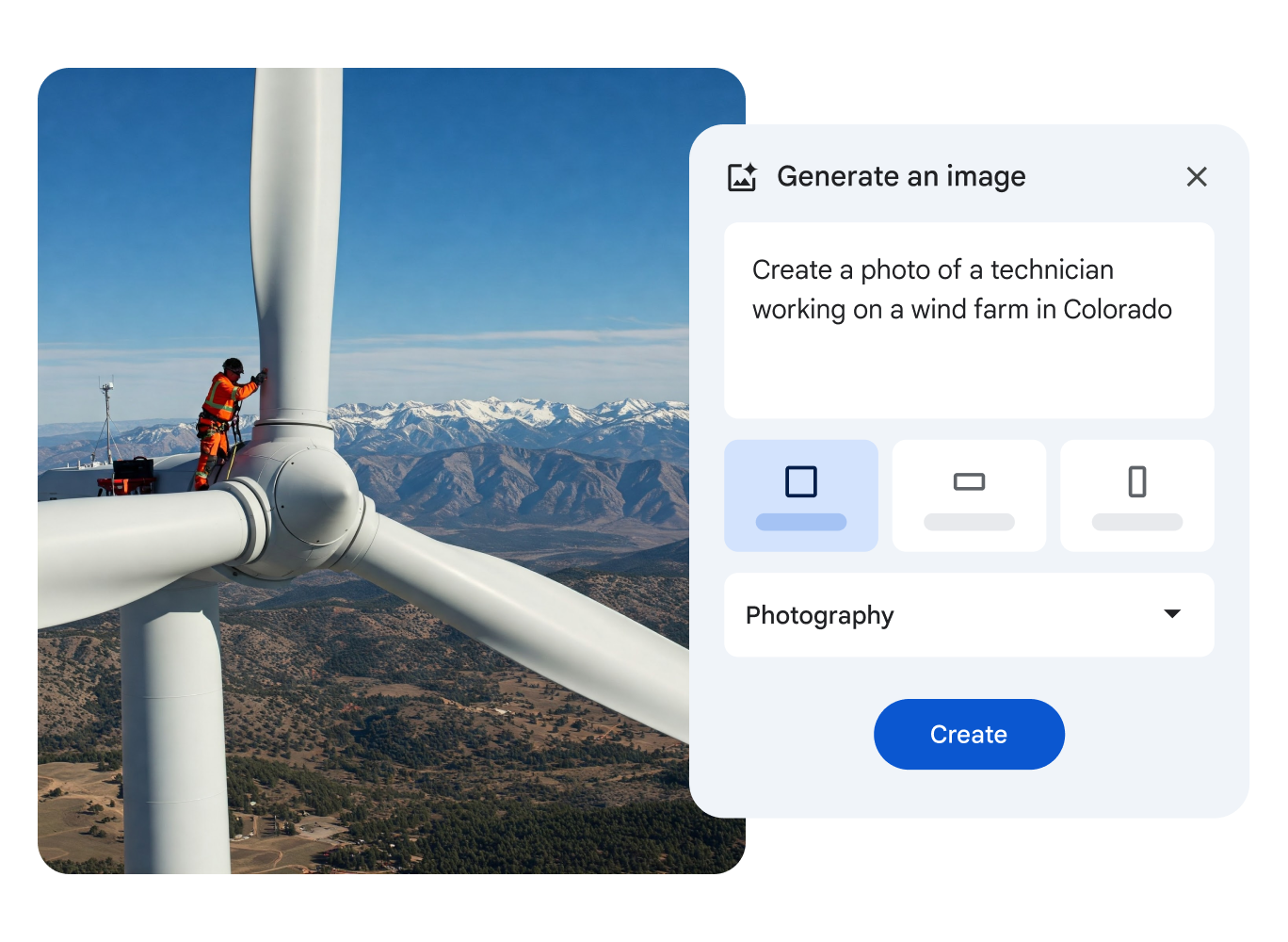 Generating images in Google Videos with Gemini and Veo