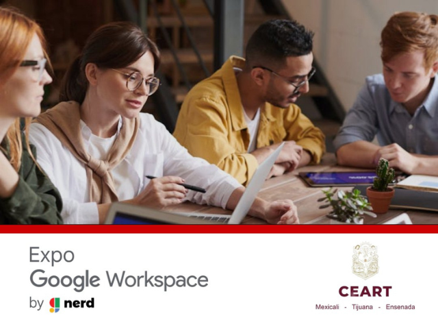 Google Workspace Expo event in Baja California 2025, managed by partner G Nerd. Cover image mentioning the venues where it will take place.