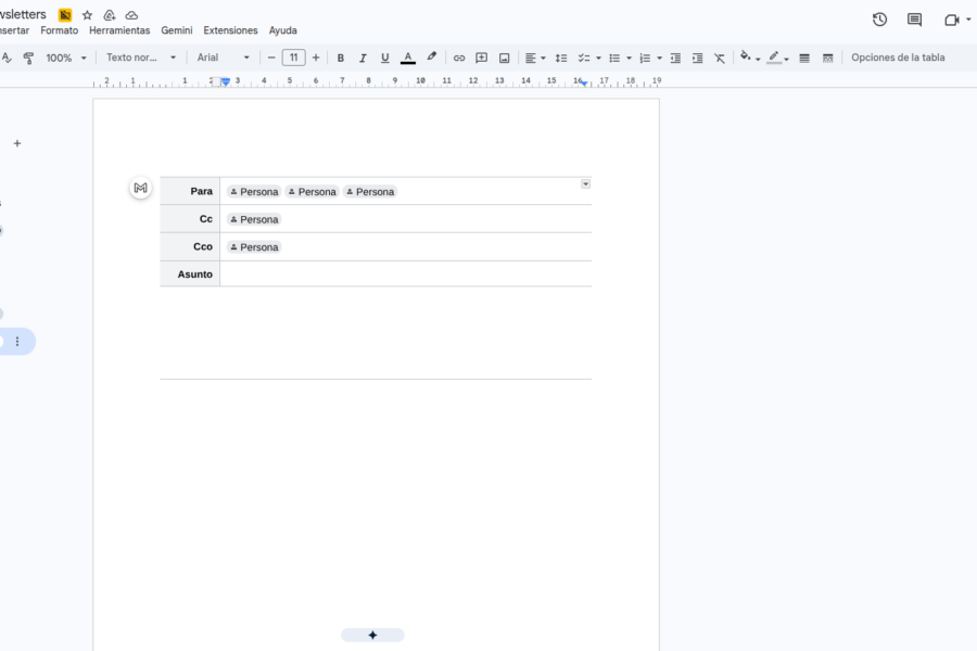 Learn how to write emails using Google Docs