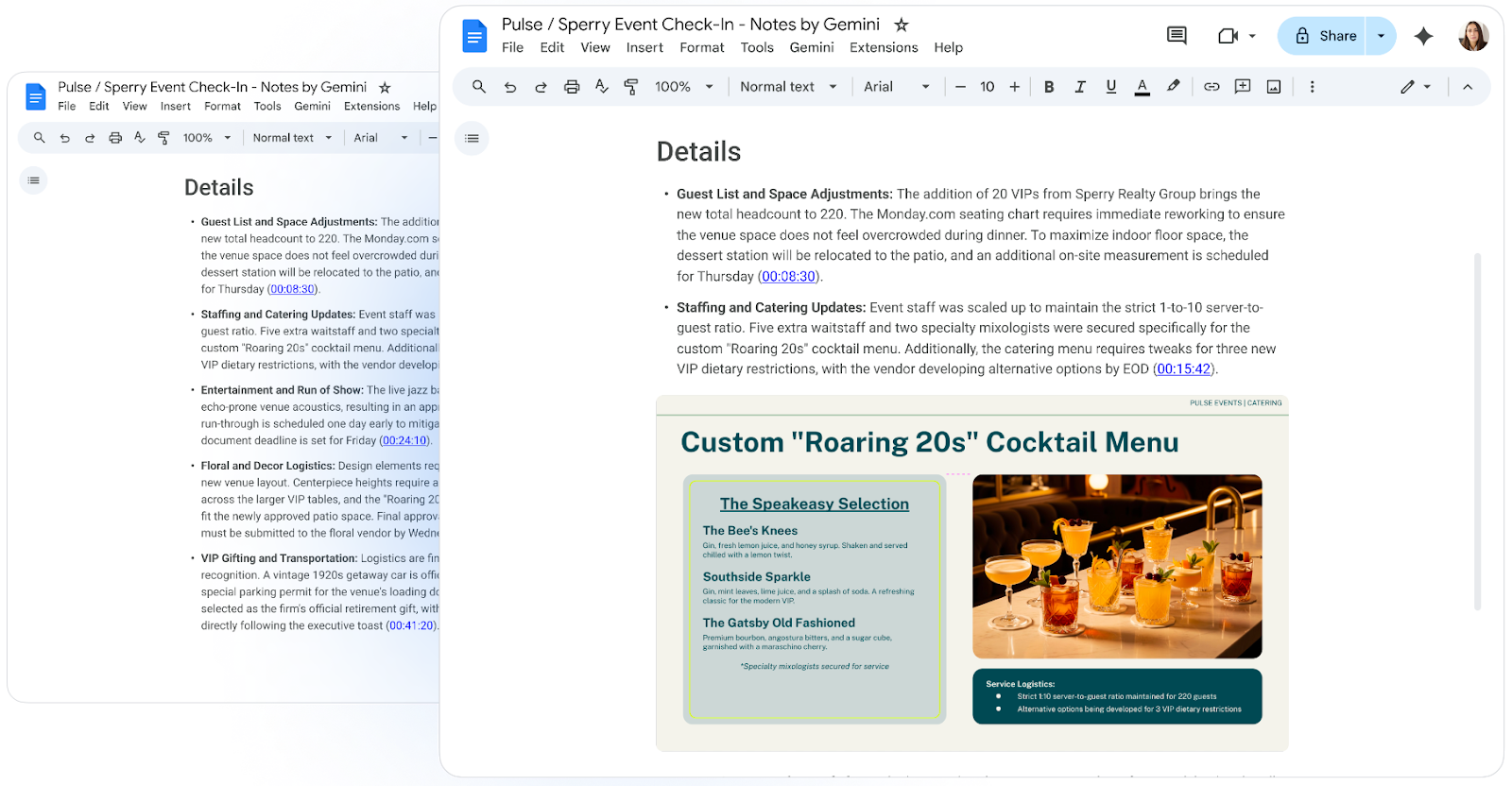 Google Meet adds automatic screenshots to “Take notes for me”