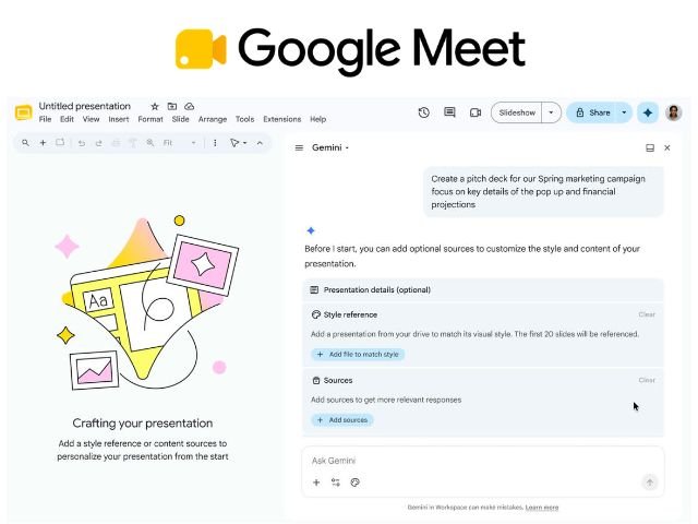 Create editable slides from scratch with Gemini in Google Slides